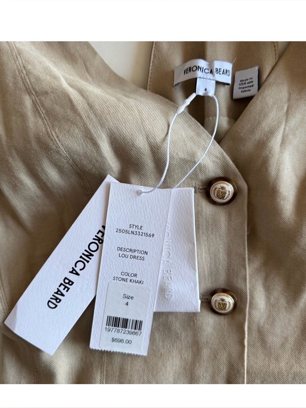 Veronica Beard Lou Pleated Midi Dress - Picture 11 of 15